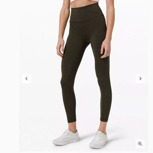 Lululemon Wunder Train High-Rise Tight 25" - Olive